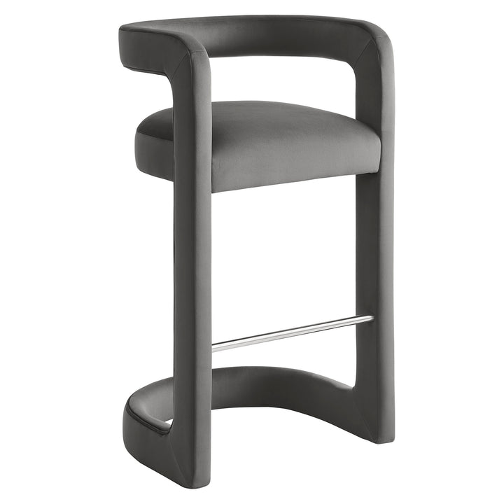 Whistler Premium Velvet Bar Stool