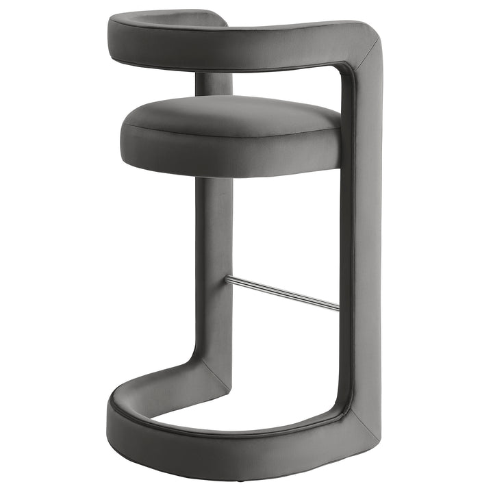 Whistler Premium Velvet Bar Stool