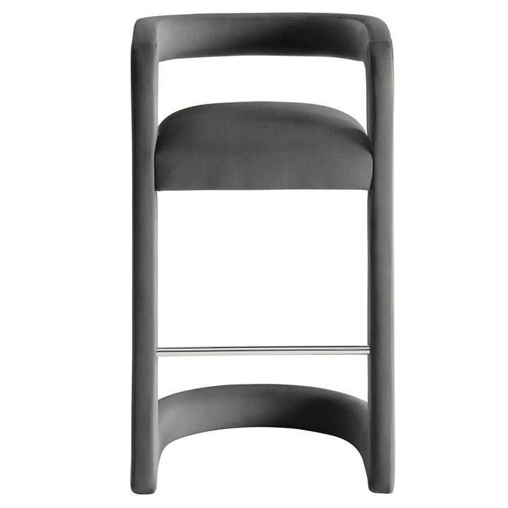 Whistler Premium Velvet Bar Stool