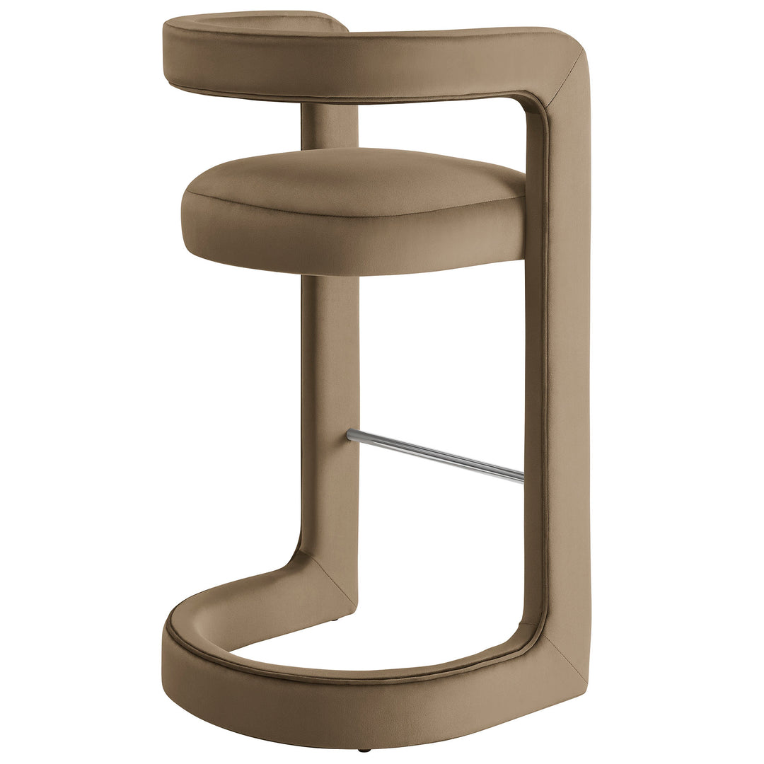 Whistler Premium Velvet Bar Stool