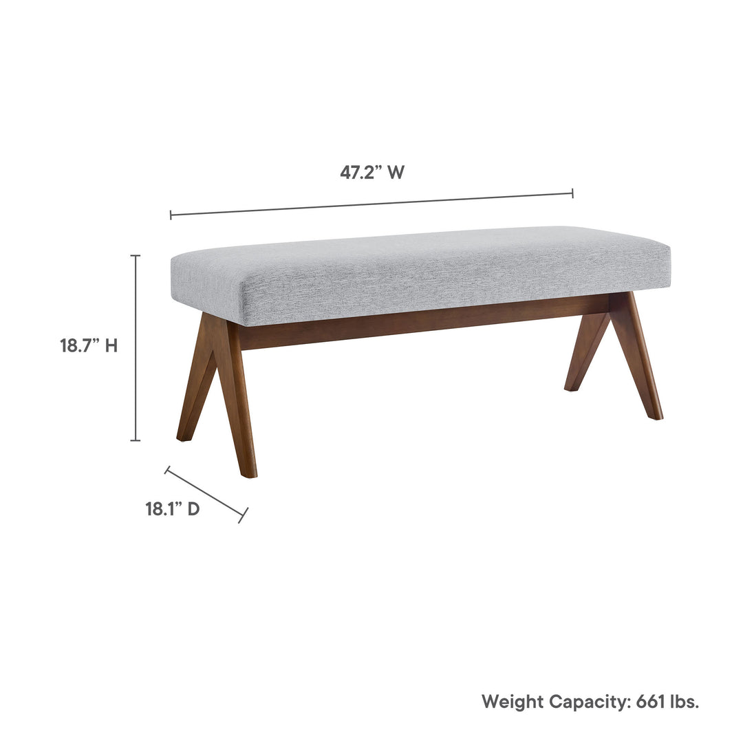 Lexington 47" Fabric Upholstered Bench