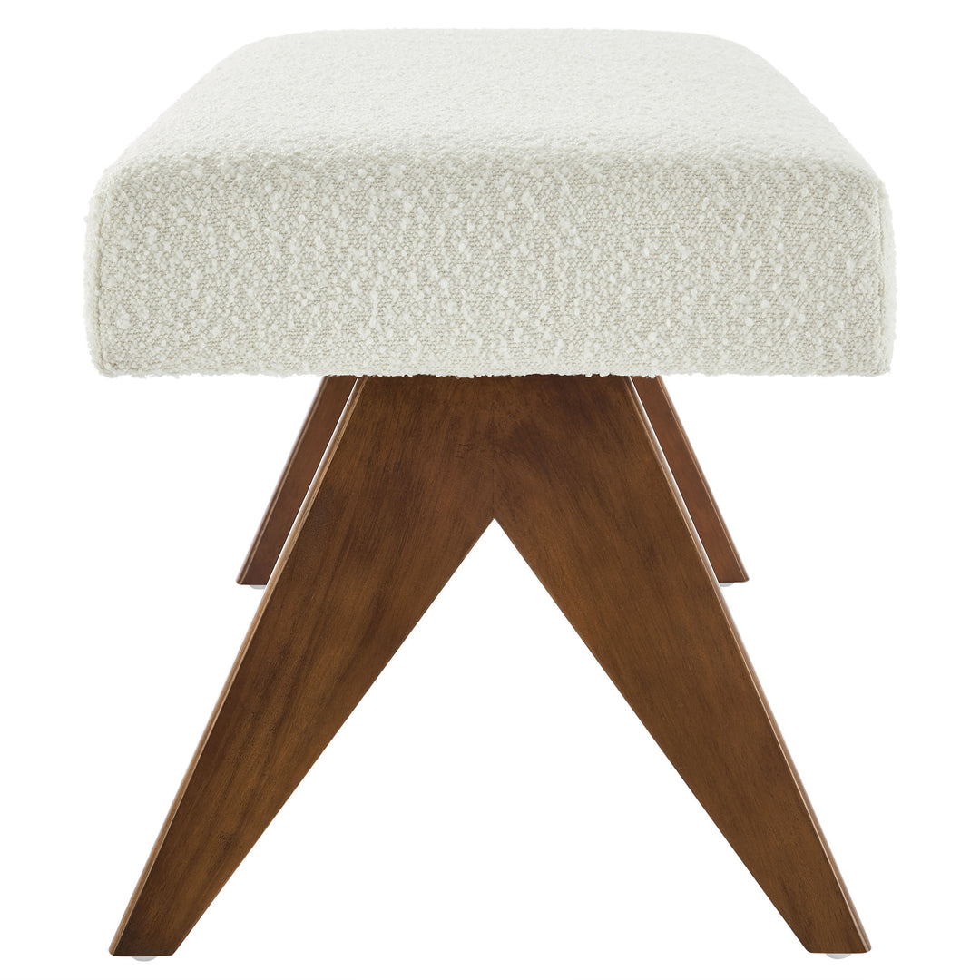 Luna 47" Boucle Upholstered Bench