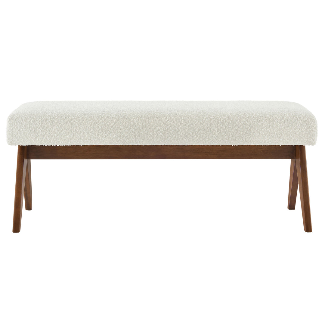 Luna 47" Boucle Upholstered Bench