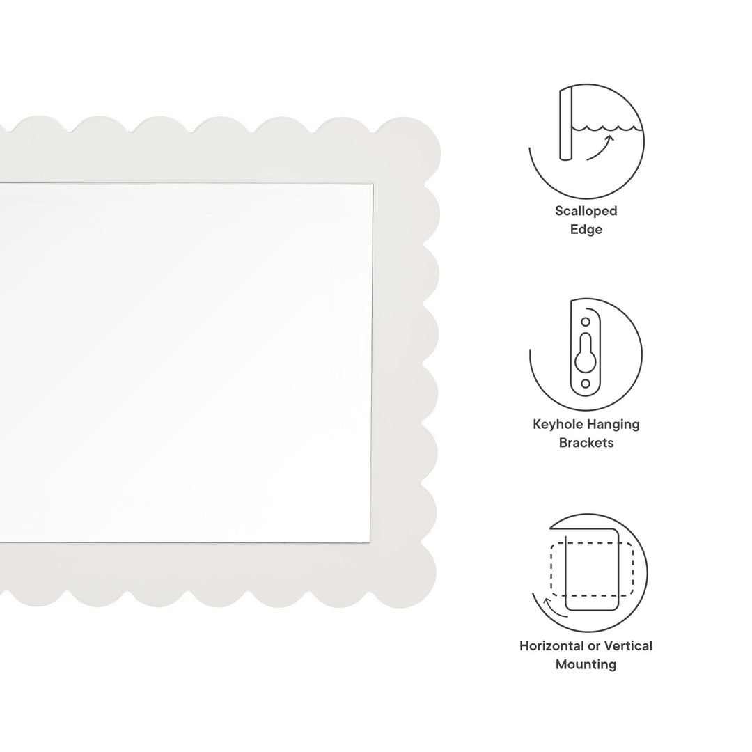 Evelyn Edged Rectangle Wall Mirror