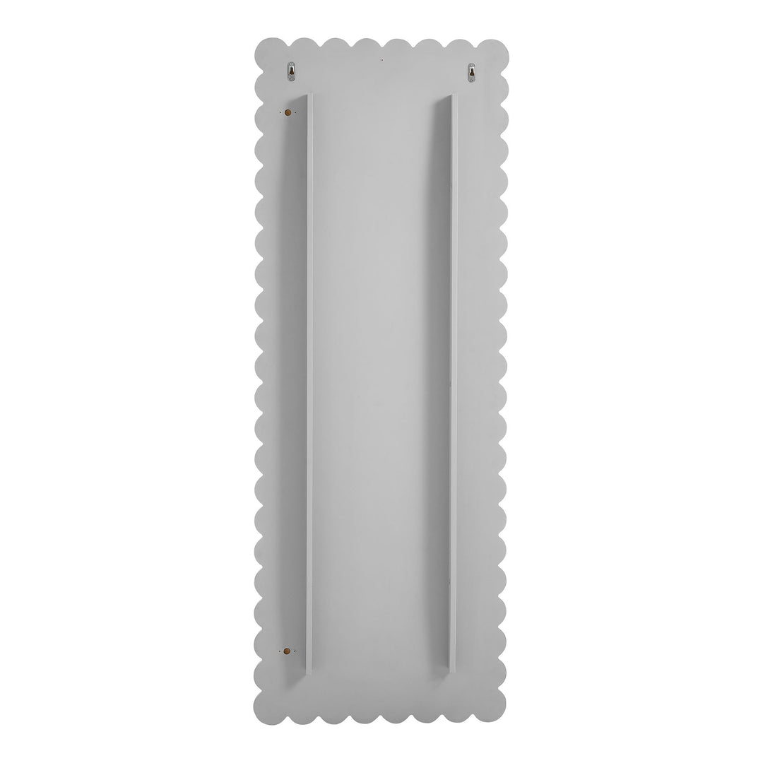 Eloise Scalloped Rectangle Floor Mirror