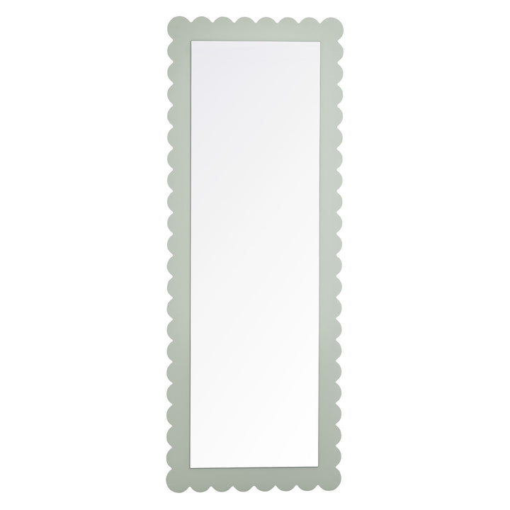 Eloise Scalloped Rectangle Floor Mirror