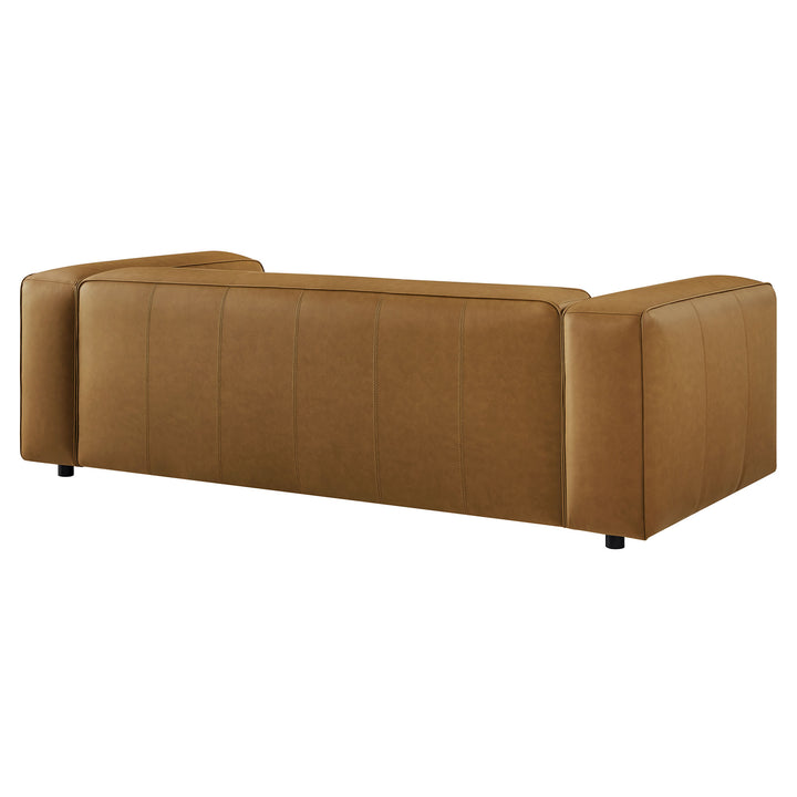 Alden Upholstered Vegan Leather Sofa