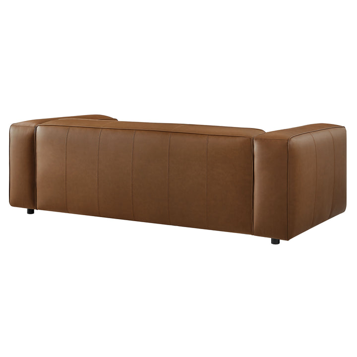 Alden Upholstered Vegan Leather Sofa