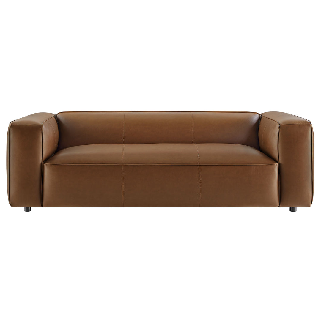 Alden Upholstered Vegan Leather Sofa