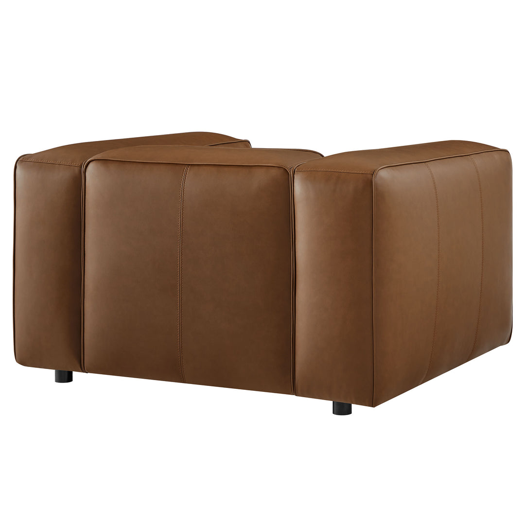 Aspen Upholstered Vegan Leather Modular Armchair