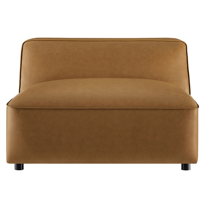 Aspen Upholstered Vegan Leather Modular Armless Chair