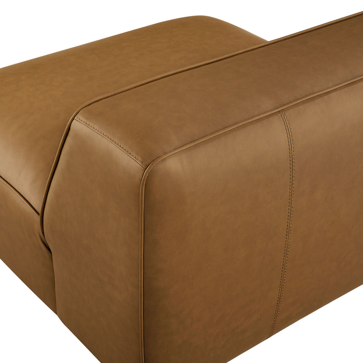 Aspen Upholstered Vegan Leather Modular Armless Chair