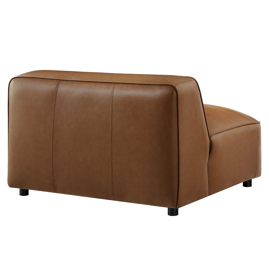 Aspen Upholstered Vegan Leather Modular Armless Chair