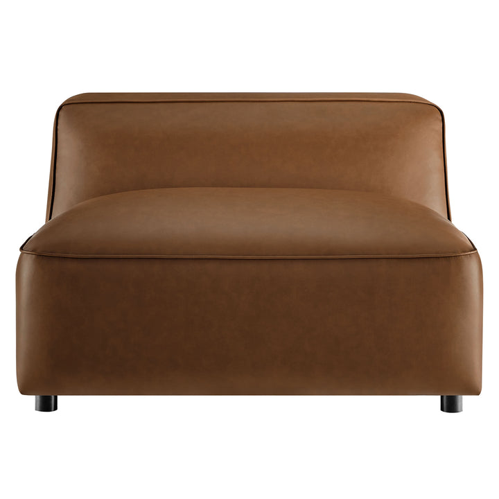 Aspen Upholstered Vegan Leather Modular Armless Chair