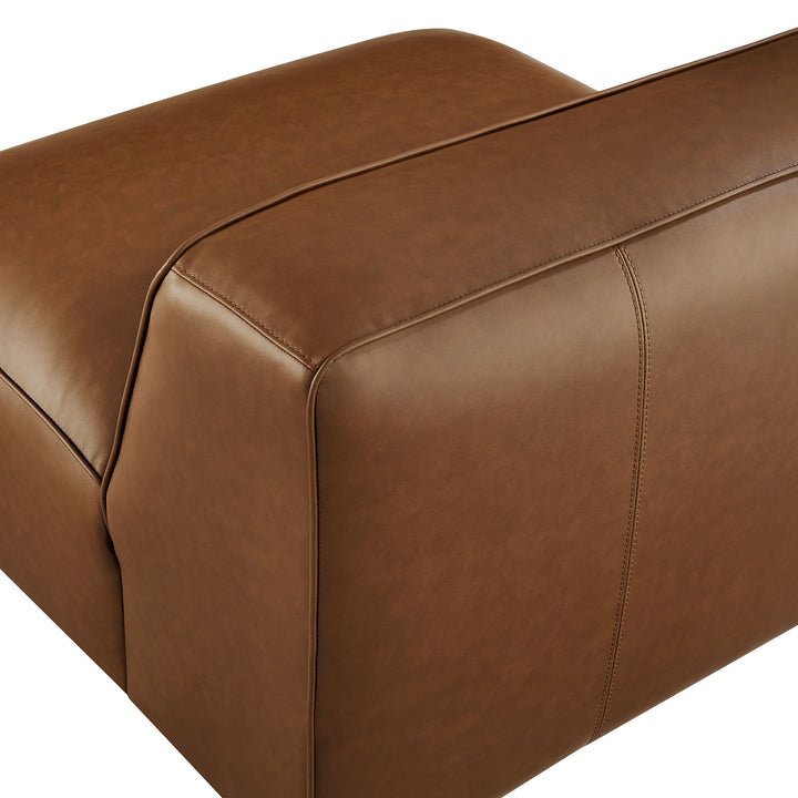 Aspen Upholstered Vegan Leather Modular Armless Chair