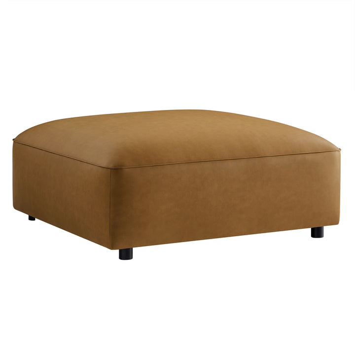 Axel Upholstered Vegan Leather Ottoman