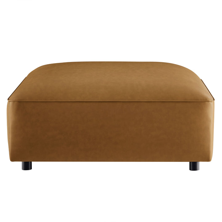 Axel Upholstered Vegan Leather Ottoman