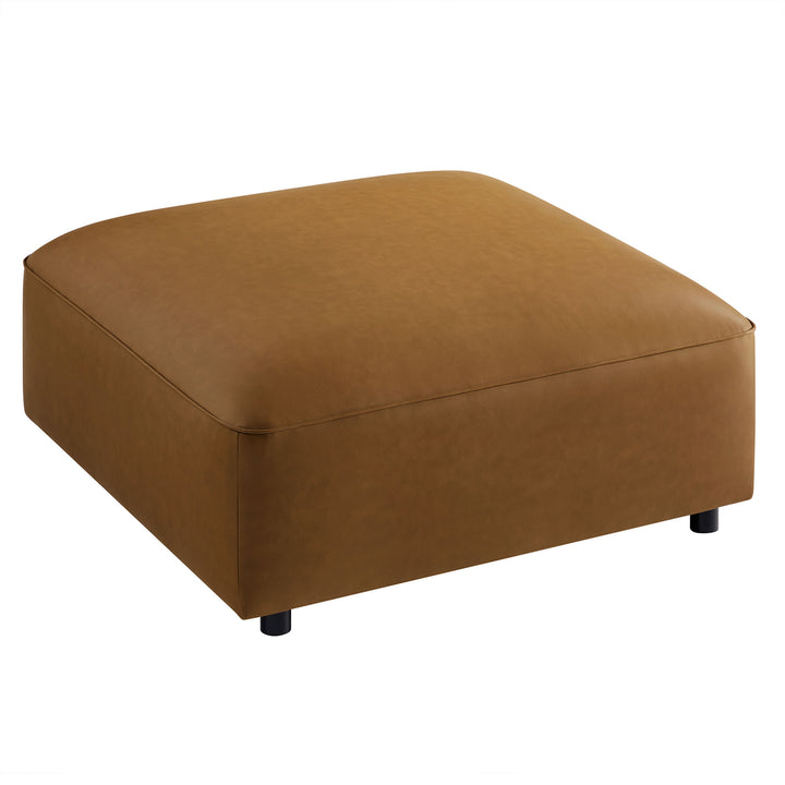 Axel Upholstered Vegan Leather Ottoman