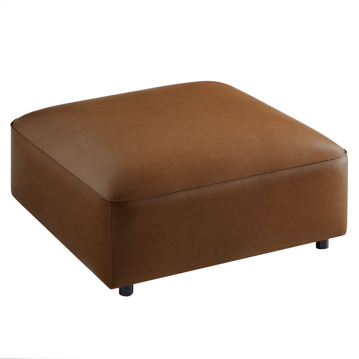 Axel Upholstered Vegan Leather Ottoman