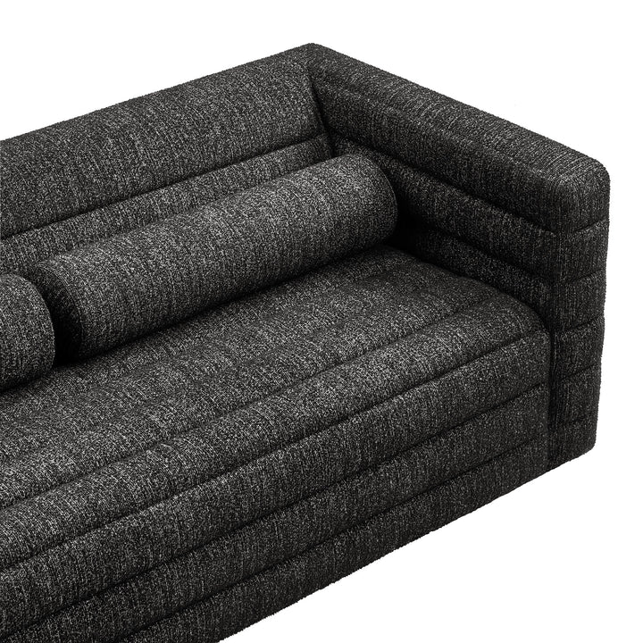 Revive Chenille Tufted Boucle Upholstered Sofa