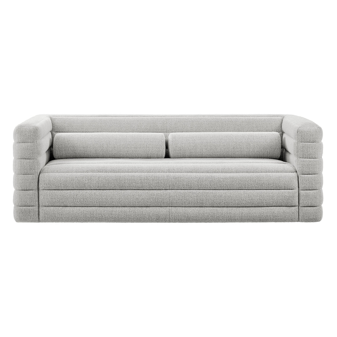 Revive Chenille Tufted Boucle Upholstered Sofa