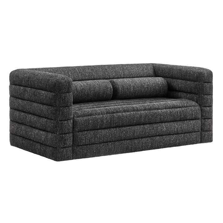 Relle Chaise Tufted Boucle Upholstered Loveseat