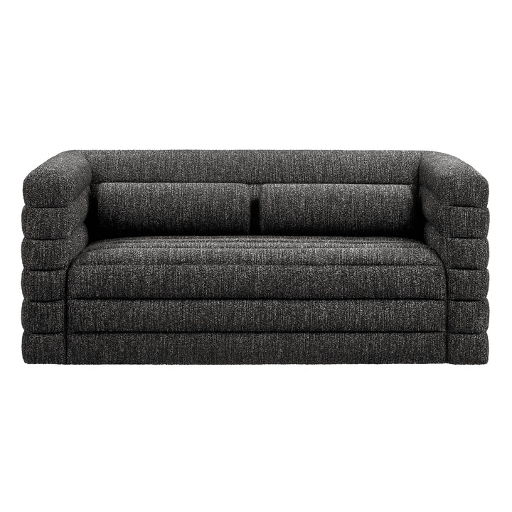 Relle Chaise Tufted Boucle Upholstered Loveseat