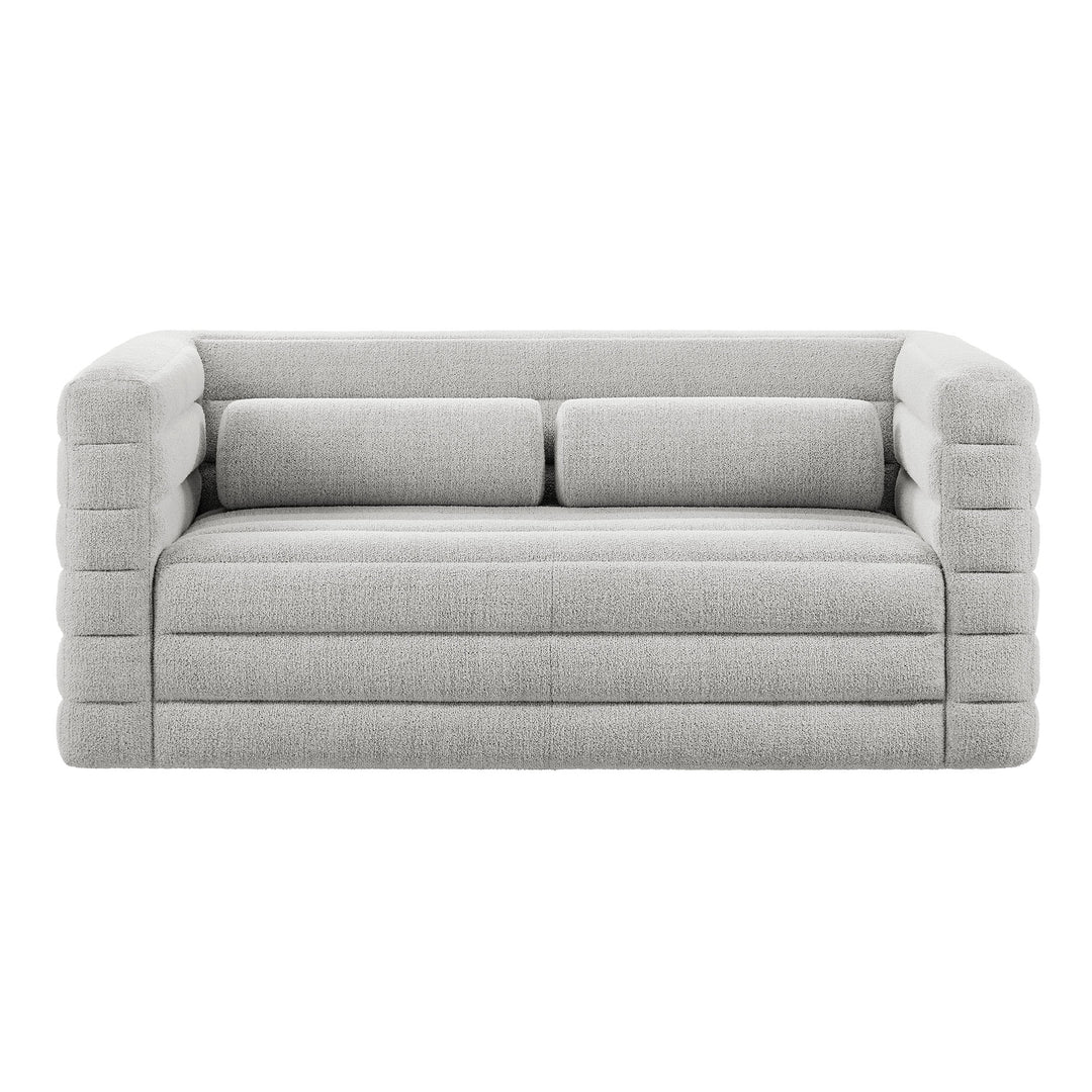 Relle Chaise Tufted Boucle Upholstered Loveseat