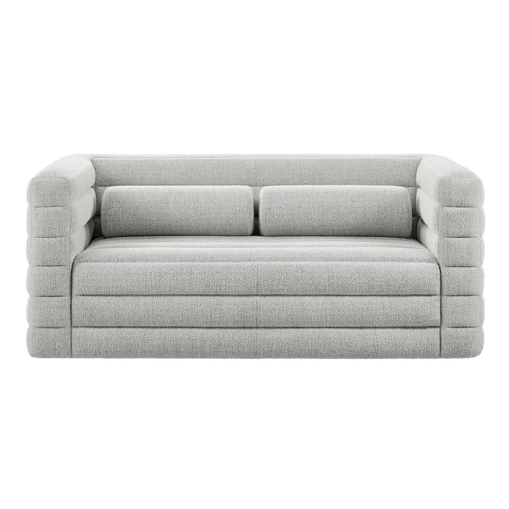 Relle Chaise Tufted Boucle Upholstered Loveseat