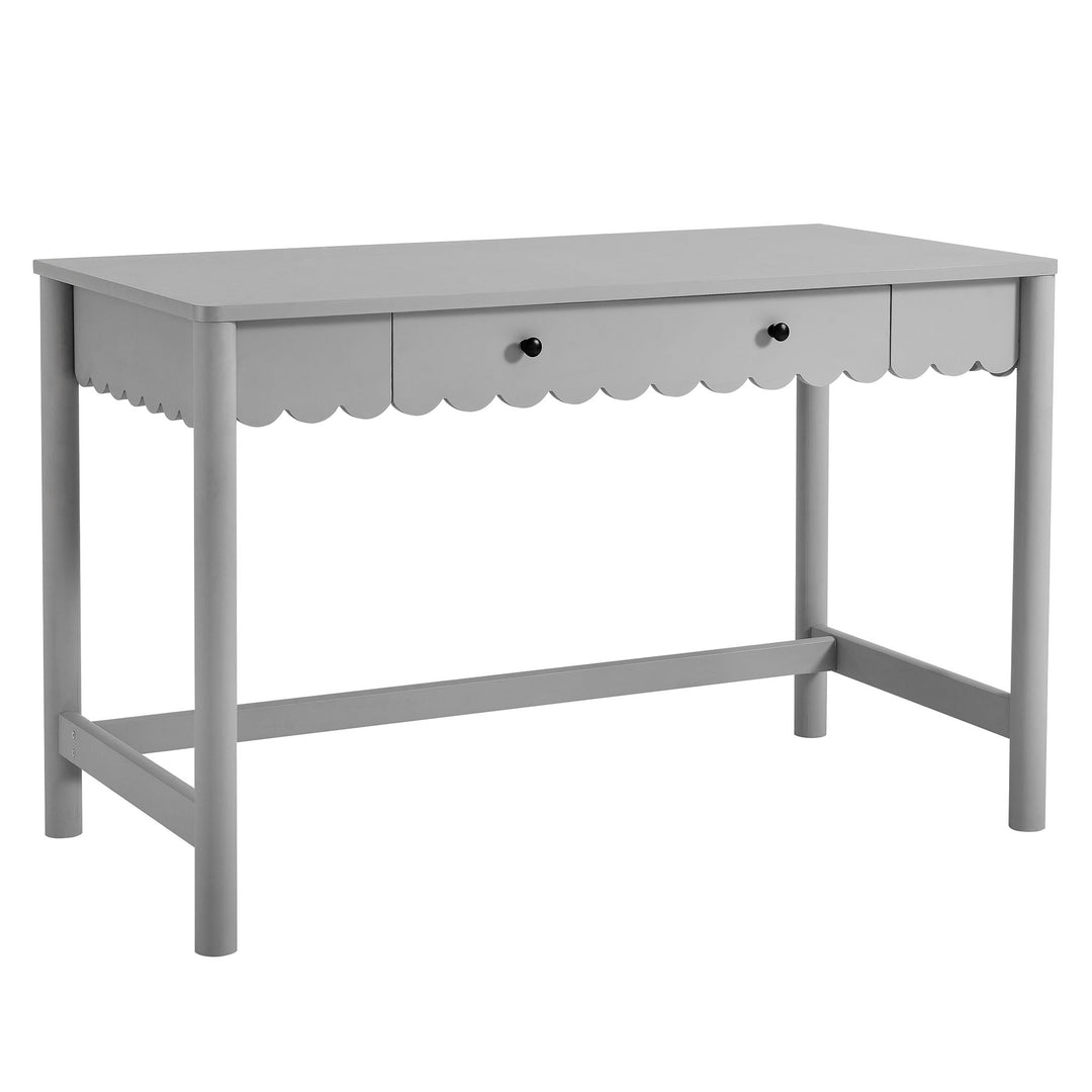 Evelyn 1-Drawer Scallop Writing Desk