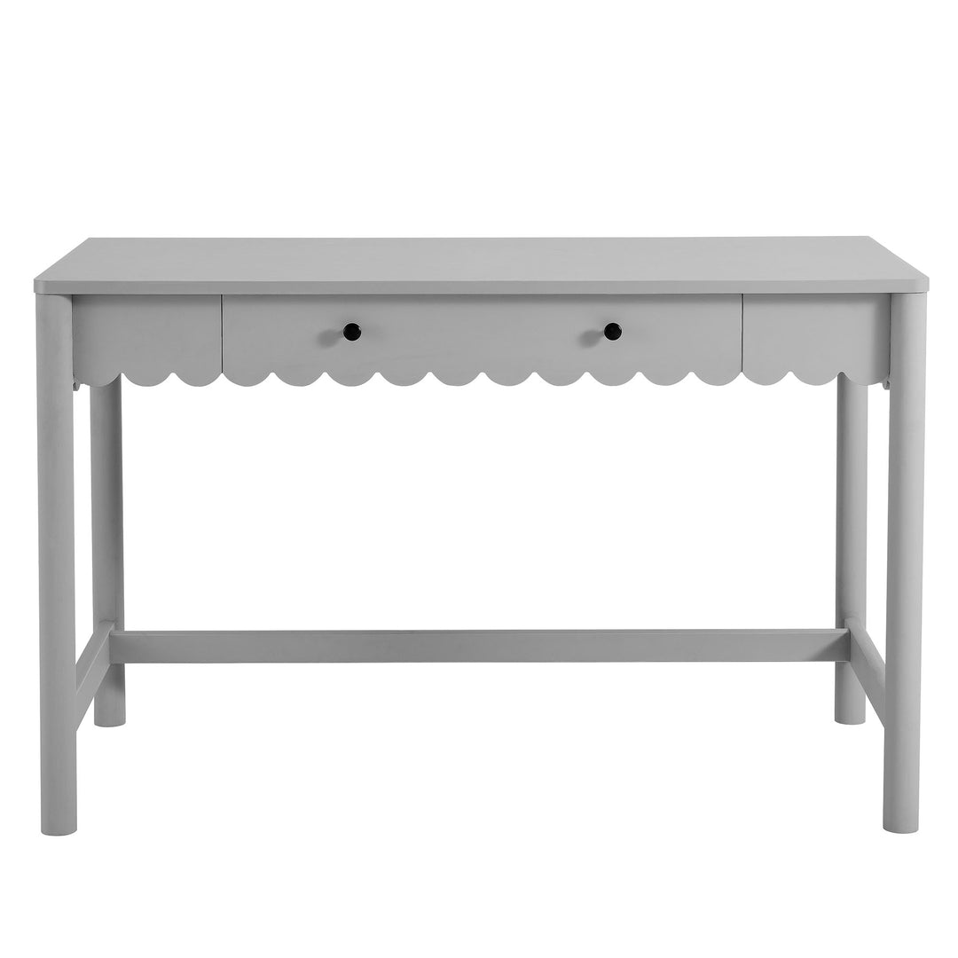 Evelyn 1-Drawer Scallop Writing Desk