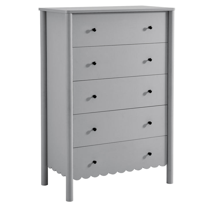 Eloise Scalloped 5-Drawer Chest