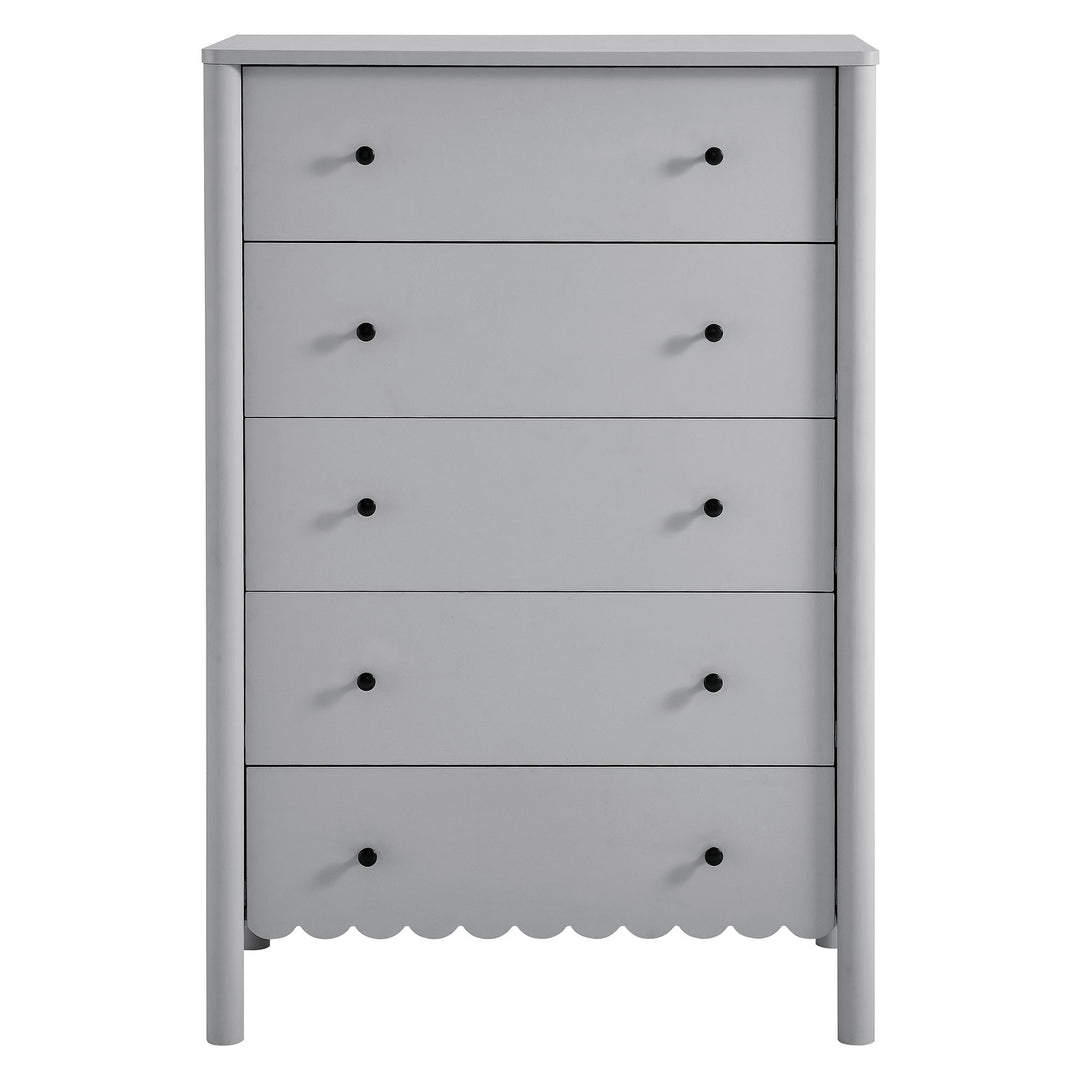 Eloise Scalloped 5-Drawer Chest