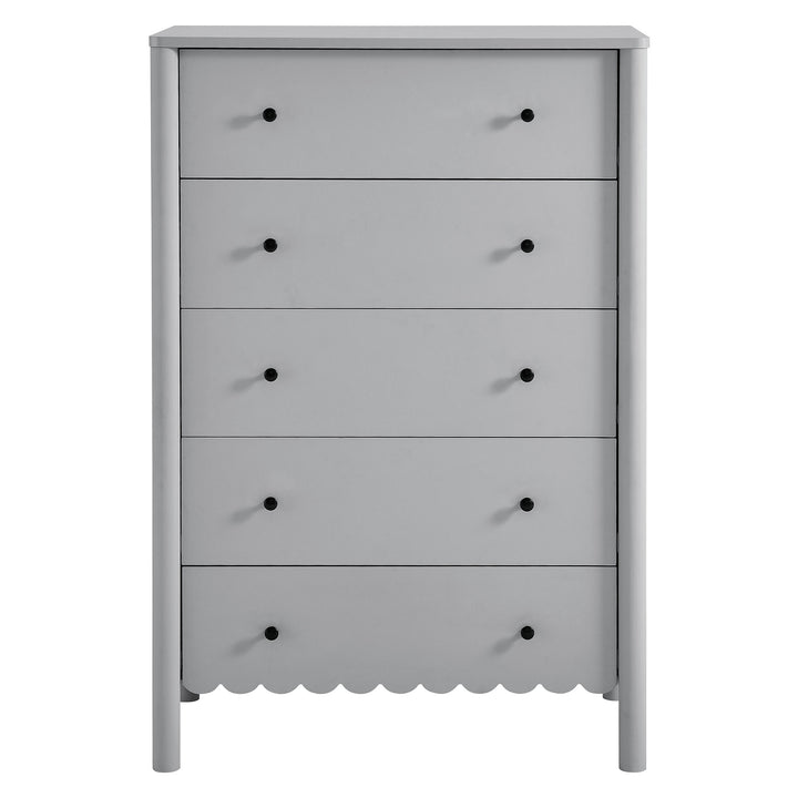 Eloise Scalloped 5-Drawer Chest