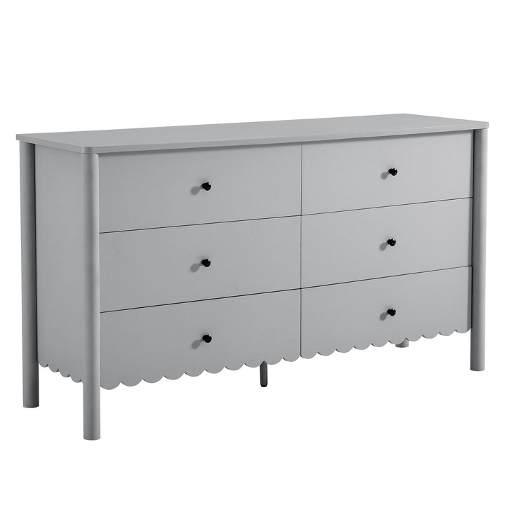 Emmerson Scalloped 6-Drawer Dresser