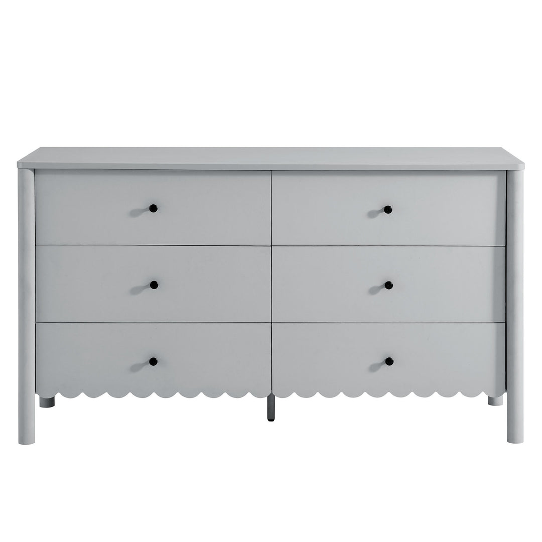 Emmerson Scalloped 6-Drawer Dresser