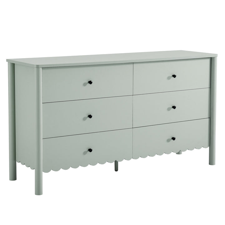 Emmerson Scalloped 6-Drawer Dresser