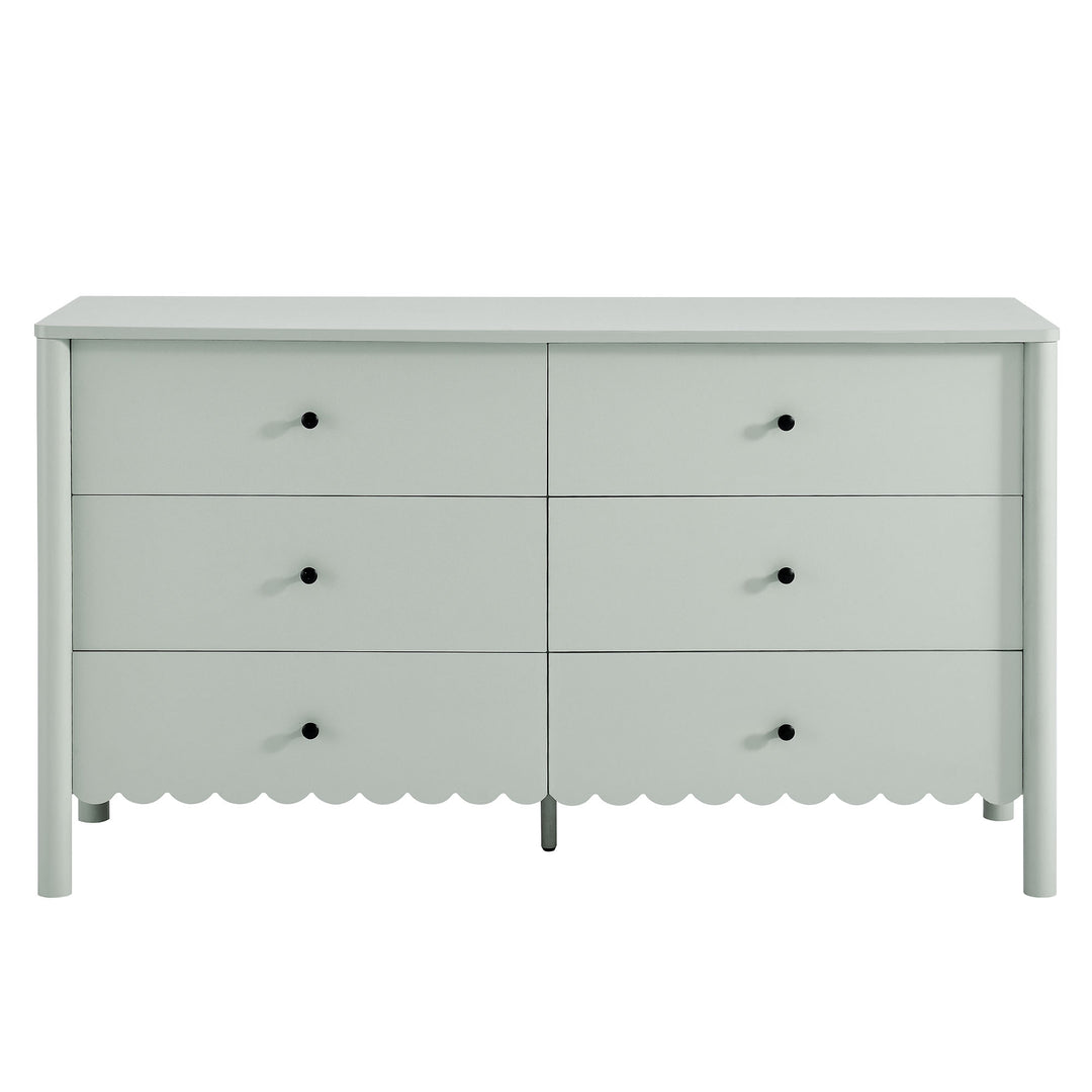 Emmerson Scalloped 6-Drawer Dresser