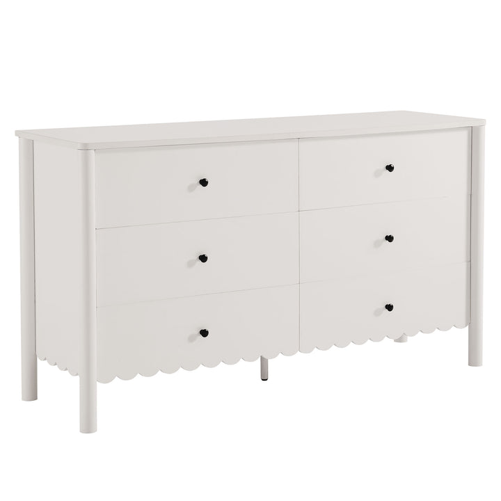 Emmerson Scalloped 6-Drawer Dresser