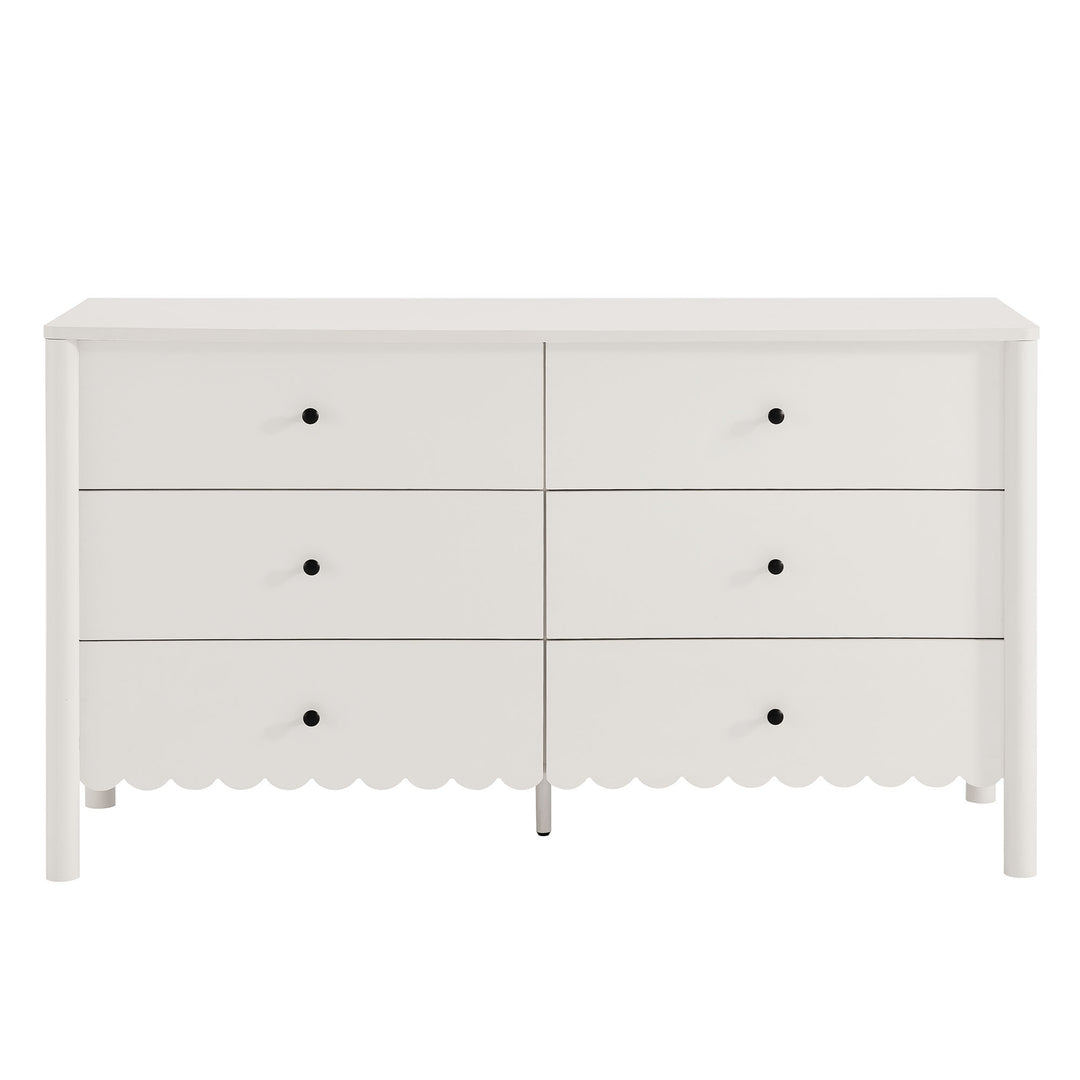 Emmerson Scalloped 6-Drawer Dresser