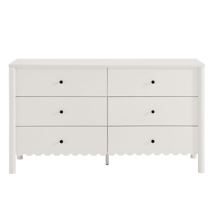 Emmerson Scalloped 6-Drawer Dresser