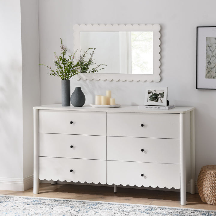 Emmerson Scalloped 6-Drawer Dresser