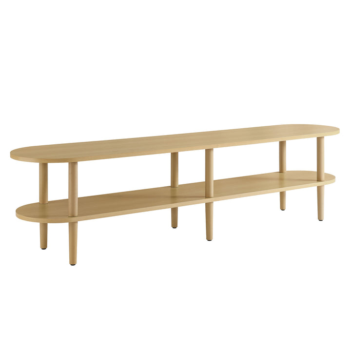 Tidal Oak Wood TV Stand