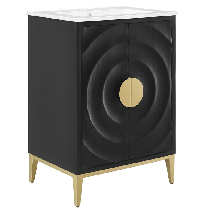 Stylish 24" Wood Vanity Set by Modway