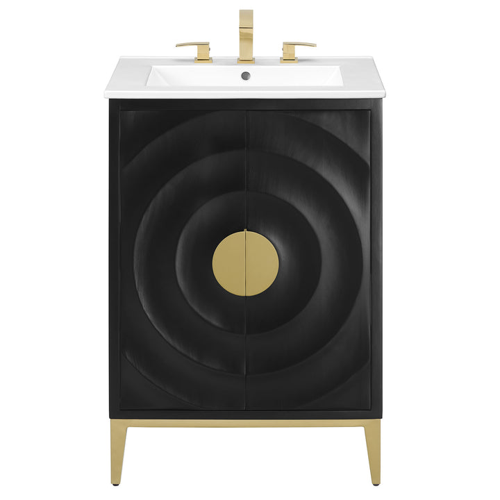 Stylish 24" Wood Vanity Set by Modway