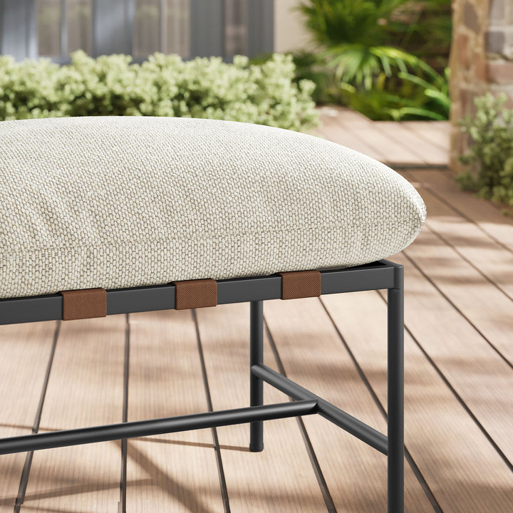 Rico Outdoor Patio Pouf Ottoman