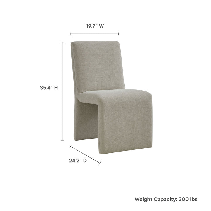 Charmian Upholstered Side Chair by Modway