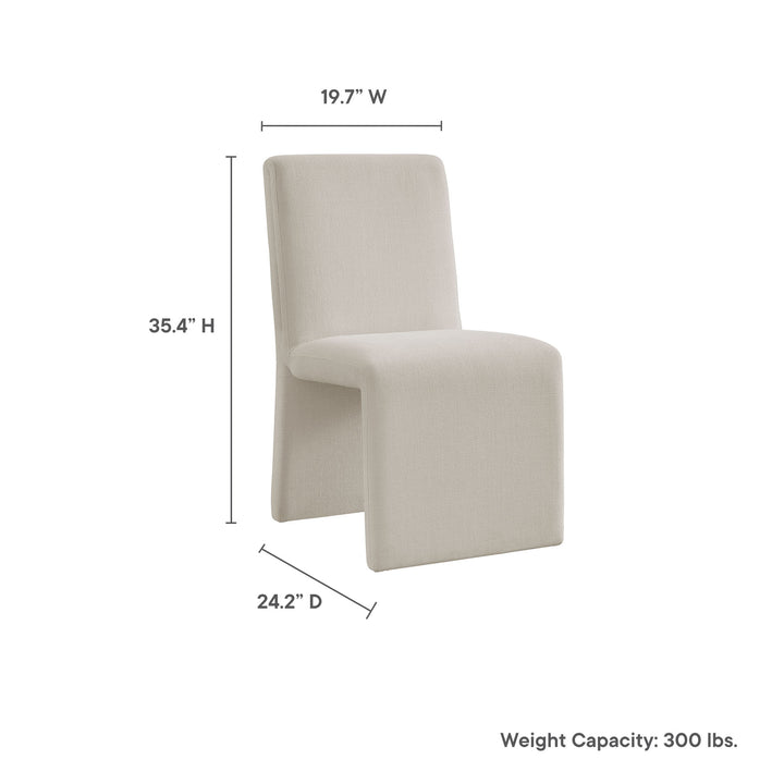 Charmian Upholstered Side Chair by Modway