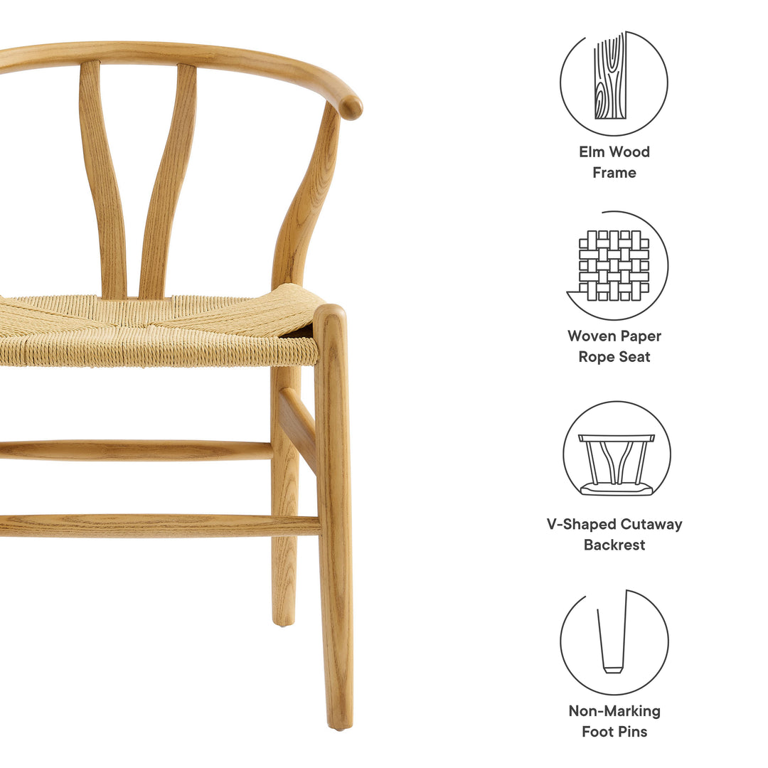 Natural Wood Dining Seat