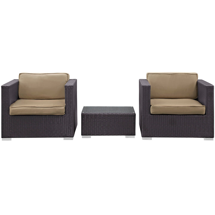 Breeze 3 Piece Outdoor Patio Sofa Set